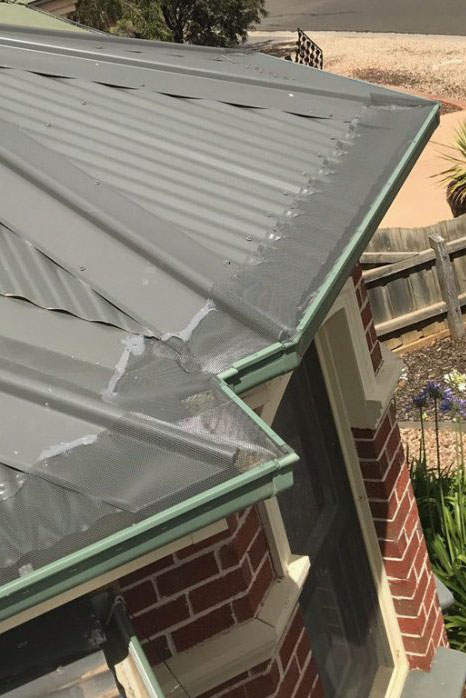 Gutter Guard Protection Prevents Rainwater